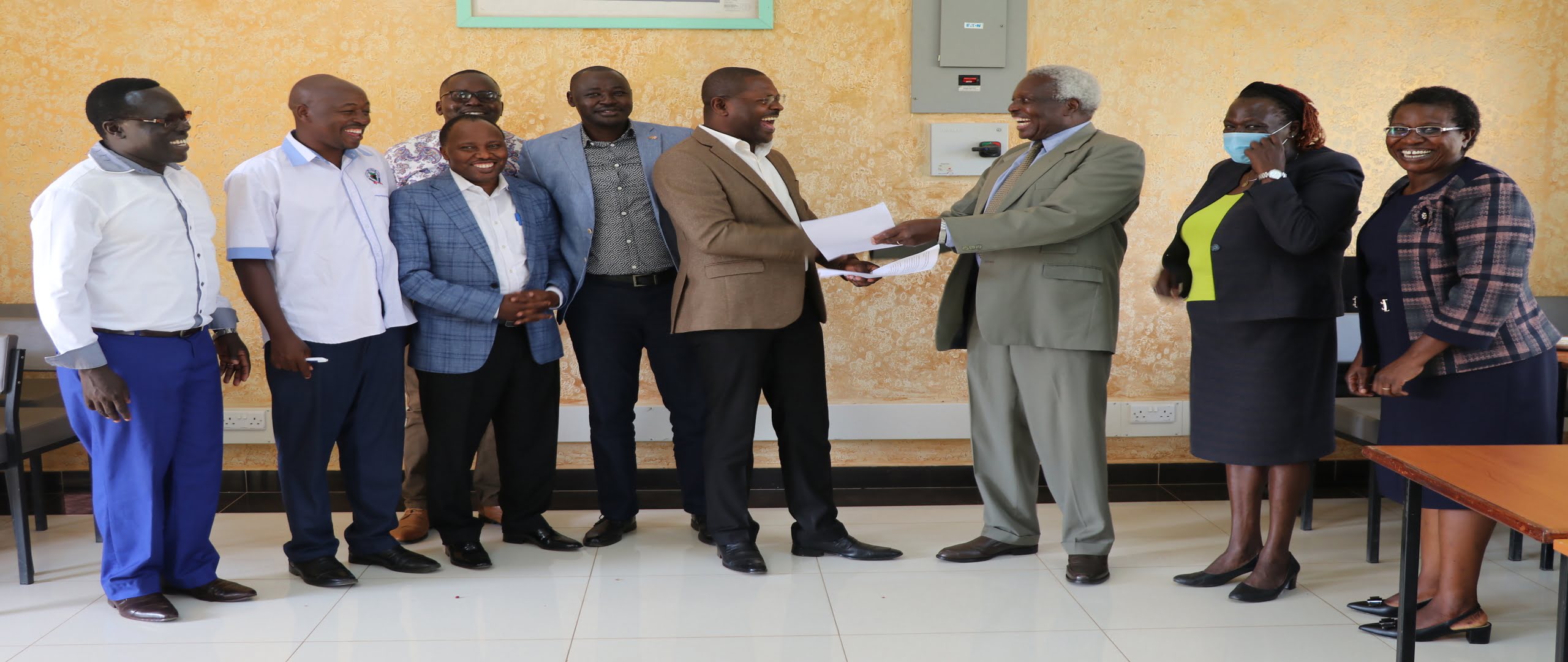 Signing of recognition agreement between Alupe University Management and KUSU
